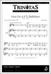 How Far is it to Bethlehem? SATB choral sheet music cover